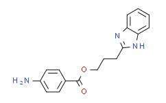 4-Amino-benzoic acid 3-(1H-benzoimidazol-2-yl)-propyl ester