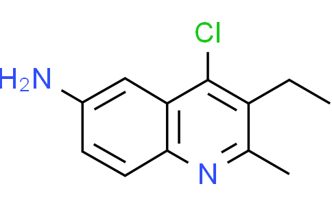 4-氯-3-乙基-2-甲基-6-氨基喹啉