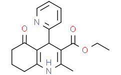 2-甲基-5-氧代-4-(吡啶-2-基)-1,4,5,6,7,8-六氢喹啉-3-羧酸乙酯