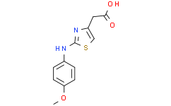 2-(2-((4-甲氧基苯基)氨基)噻唑-4-基)乙酸