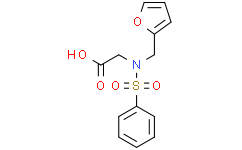 (Benzenesulfonylfuran-2-ylmethylamino)-acetic acid