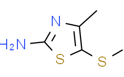 4-甲基-5-(甲硫基)噻唑-2-胺