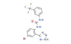 1-(4-溴-2-(1H-四唑-5-基)苯基)-3-(3-(三氟甲基)苯基)脲