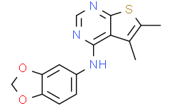 N-(苯并[d][1,3]二氧戊环-5-基)-5,6-二甲基噻吩并[2,3-d]嘧啶-4-胺