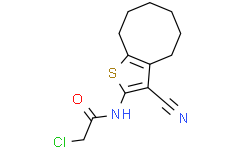 2-氯-N-(3-氰基-4,5,6,7,8,9-六氢环辛并[b]噻吩-2-基)乙酰胺