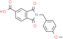 2-(4-甲氧基苄基)-1,3-二氧代异吲哚啉-5-羧酸