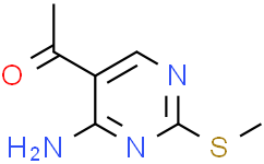 1-(4-氨基-2-甲基硫烷基-嘧啶-5-基)-乙酮