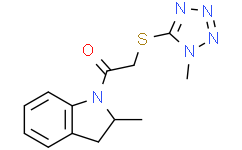 2-((1-甲基-1H-四唑-5-基)硫基)-1-(2-甲基吲哚啉-1-基)乙酮