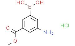 3-氨基-5-甲氧基羰基苯基硼酸盐酸盐