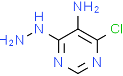 4-chloro-6-hydrazinylpyrimidin-5-amine