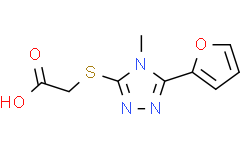 2-((5-(呋喃-2-基)-4-甲基-4H-1,2,4-三唑-3-基)硫代)乙酸