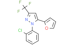 1-(2-氯苯基)-5-(呋喃-2-基)-3-(三氟甲基)-1H-吡唑