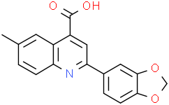 2-(苯并[d][1,3]二氧戊环-5-基)-6-甲基喹啉-4-羧酸