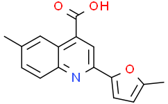 6-甲基-2-(5-甲基呋喃-2-基)喹啉-4-羧酸