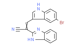 2-(1H-苯并[d]咪唑-2-基)-3-(5-溴-1H-吲哚-3-基)丙烯腈