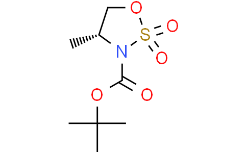 (R)-3-boc-4-甲基-2，2-二氧亚基-[1，2，3]氧杂噻唑烷