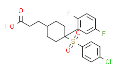 顺式-4-[(4-氯苯基)磺酰基]-4-(2,5-二氟苯基)环己烷丙酸