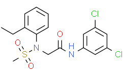 N-(3,5-二氯苯基)-2-(N-(2-乙基苯基)甲基磺酰胺)乙酰胺