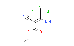 (Z)-3-氨基-4,4,4-三氯-2-氰基丁-2-烯酸乙酯