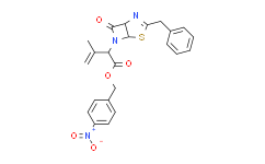 4-硝基苄基 2-(3-苄基-7-氧代-4-硫杂-2,6-二氮杂双环[3.2.0]庚-2-烯-6-基)-3-甲基丁-3-烯酸酯