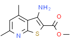 3-氨基-4,6-二甲基噻吩并[2,3-b]吡啶-2-羧酸甲酯