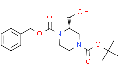 1-Benzyl 4-(tert-butyl) (S)-2-(hydroxymethyl)piperazine-1,4-dicarboxylate