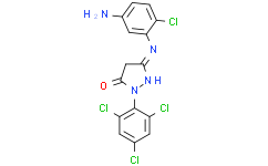 3-((5-Amino-2-chlorophenyl)amino)-1-(2,4,6-trichlorophenyl)-1H-pyrazol-5(4H)-one