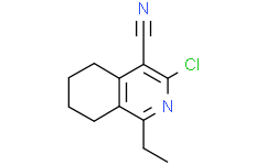 3-氯-1-乙基-5,6,7,8-四氢异喹啉-4-甲腈