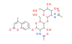 4-甲基香豆素基 N,N'- 二乙酰基-β-D-壳聚二糖苷