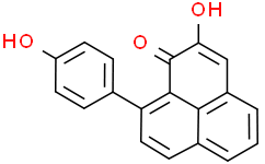 2-羟基-9-(4-羟基苯基)-1H-萘嵌苯-1-酮