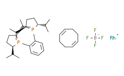 （+）-1,2-双（（2R，5R）-2,5-二异丙基膦酰基苯）1,5-环辛二烯）四氟硼酸铑（I）