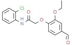 N-(2-氯苯基)-2-(2-乙氧基-4-甲酰基苯氧基)乙酰胺