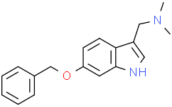 1-(6-(苄氧基)-1H-吲哚-3-基)-N,N-二甲基甲胺