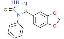 5-(苯并[d][1,3]二氧戊环-5-基)-4-苯基-4H-1,2,4-三唑-3-硫醇