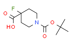 1-Boc-4-氟-4-哌啶甲酸