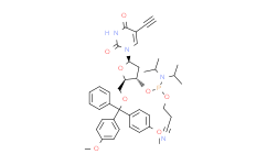 (2R,3S,5R)-2-((双(4-甲氧基苯基)(苯基)甲氧基)甲基)-5-(5-乙炔基-2,4-二氧代-3,4-二氢嘧啶-1(2H)-基)四氢呋喃-3-基 (2-氰乙基)二异丙基亚磷酰胺