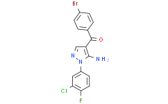 (5-氨基-1-(3-氯-4-氟苯酚)-1H-吡唑- 4-基)(4-溴代苯基)甲酮