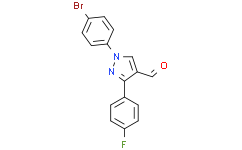 1-(4-溴苯基)-3-(4-氟苯基)-1H-吡唑-4-甲醛