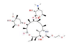 地红霉素/[9S(R)]-9-脱氧-11-脱氧-9,11-[亚胺基[2-(2-甲氧基乙氧基)乙叉基]氧基]红霉素/Dirithromycin/LY-237216