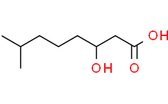 3-羟基-7-甲基辛酸        3-hydroxy-7-methyloctanoic acid