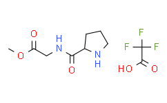 (S)-2-(2-甲氧基-2-氧代乙基氨基甲酰基)吡咯烷三氟乙酸盐