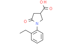 1-(2-乙基苯基)-5-氧代吡咯烷-3-羧酸