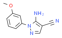 5-氨基-1-(3-甲氧基苯基)-1H-吡唑-4-甲腈
