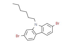 2,7-二溴-N-己基咔唑