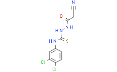 2-(2-氰基乙酰基)-N-(3,4-二氯苯基)肼基硫代甲酰胺