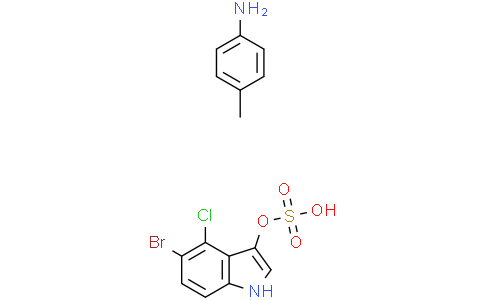 5-溴-4-氯-3-吲哚基硫酸对甲苯胺