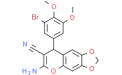 6-氨基-8-(3-溴-4,5-二甲氧基苯基)-8H-[1,3]二氧戊环并[4,5-g]苯并吡喃-7-甲腈
