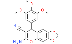 6-氨基-8-(3,4,5-三甲氧基苯基)-8H-[1,3]二氧戊环并[4,5-g]苯并吡喃-7-甲腈