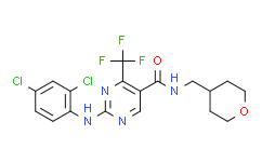 2-(2,4-二氯苯基氨基)-4-三氟甲基嘧啶-5-羧酸[(四氢吡喃-4-基)甲基]酰胺
