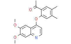 1-(2-((6,7-二甲氧基喹啉-4-基)氧基)-4,5-二甲基苯基)乙酮